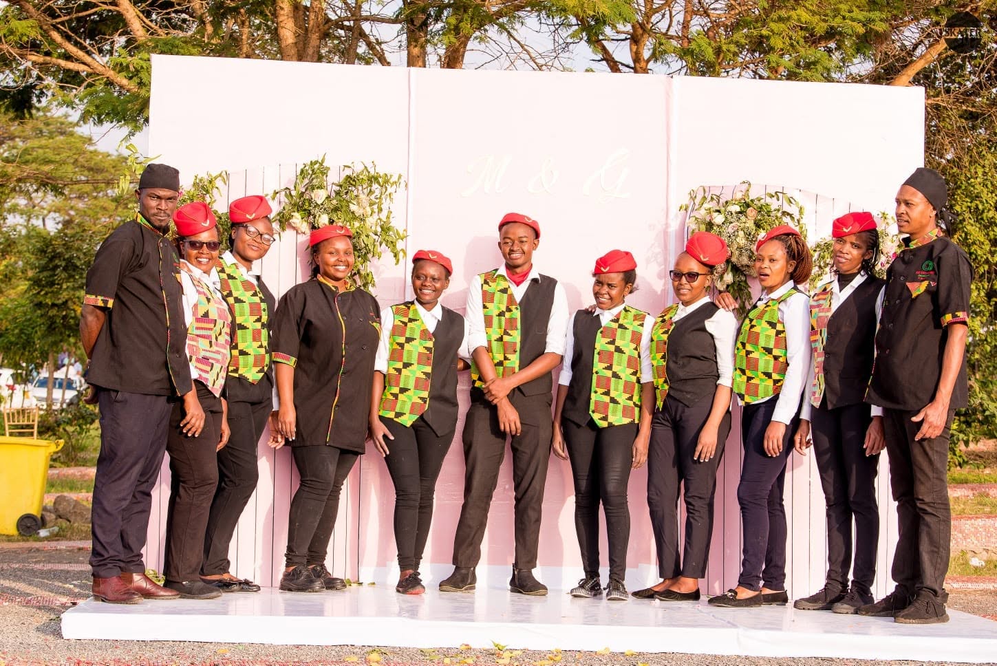 Event catering team